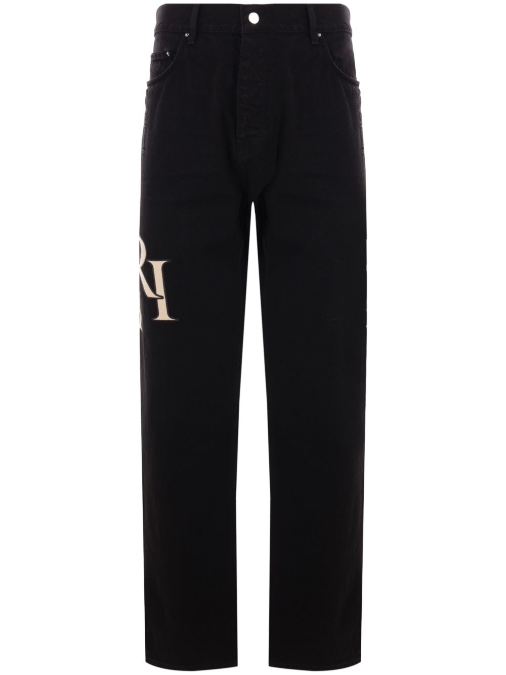 AMIRI Staggered Logo 牛仔裤 - 黑色