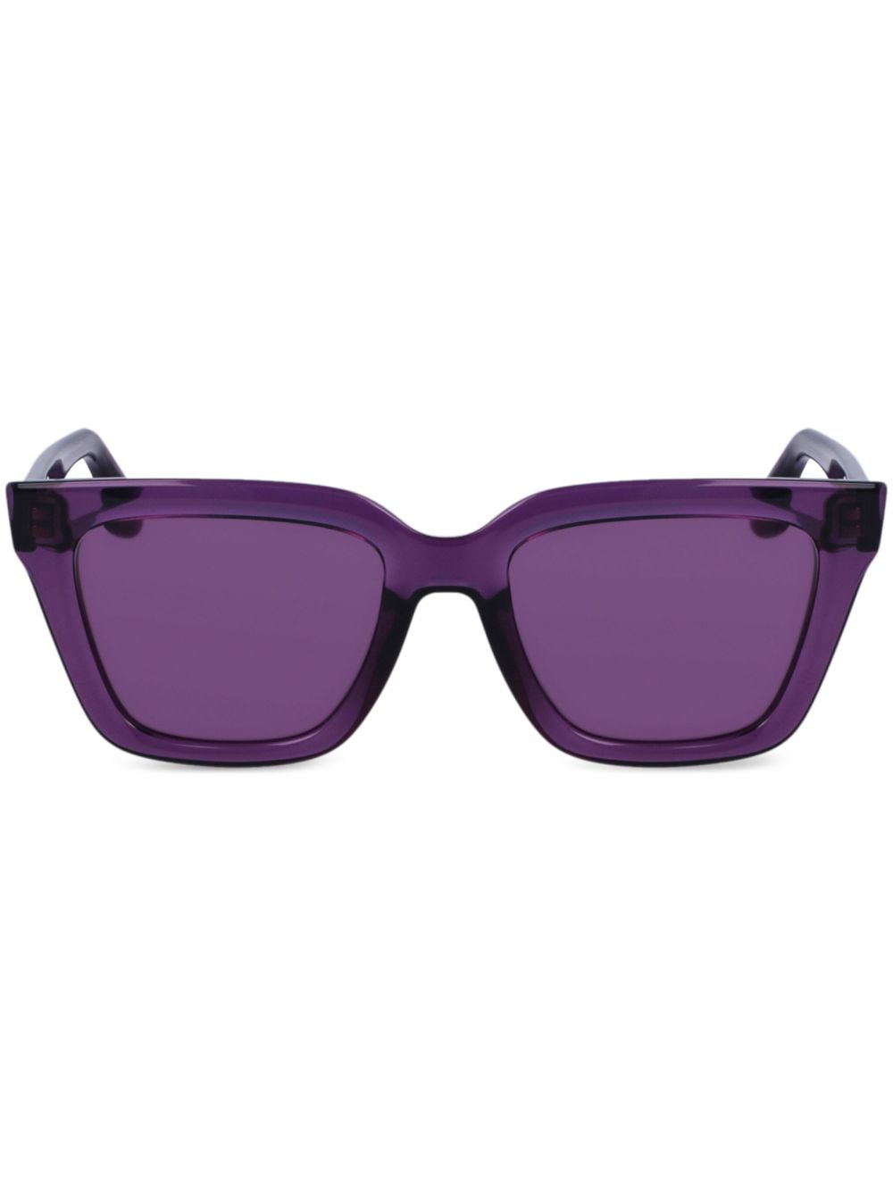 Victoria Beckham Eyewear 猫眼框太阳眼镜 - 紫色