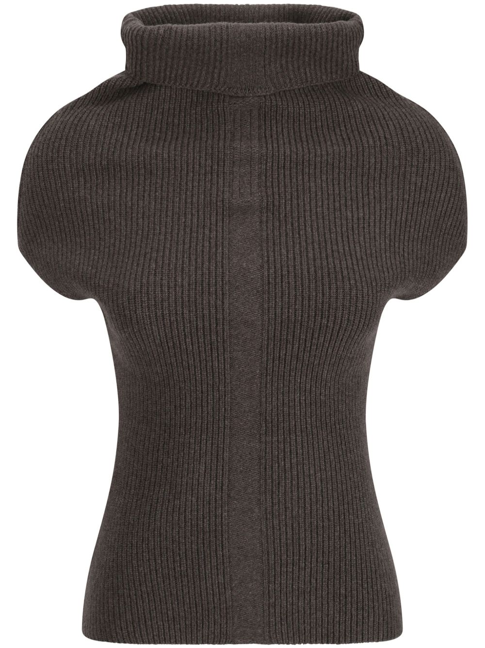 Rick Owens SL Crater 针织上衣 - 褐色