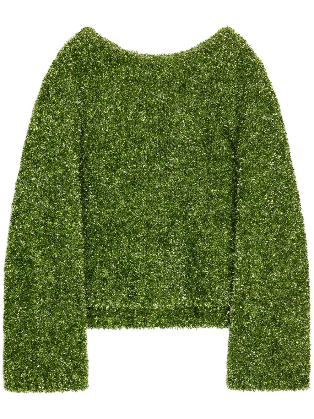 DRIES VAN NOTEN 长袖圆领毛衣 - 绿色