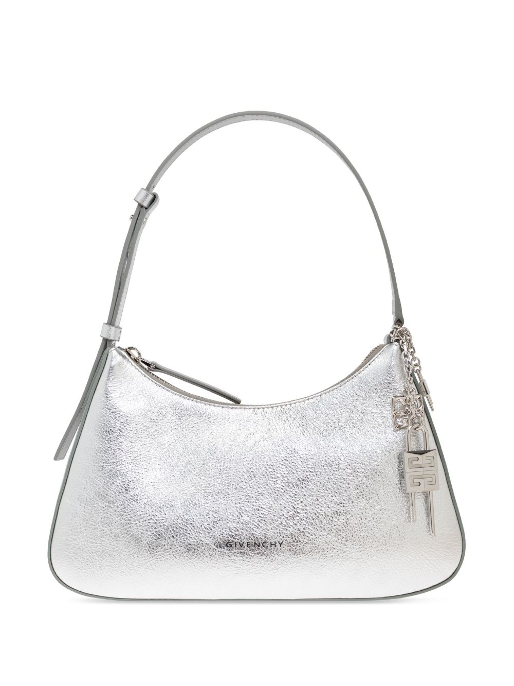 Givenchy Lucky Lock 小号单肩包 - 银色