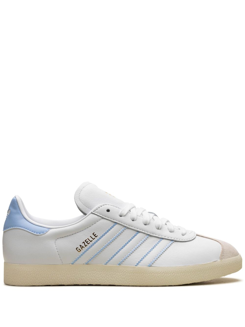 adidas Gazelle 皮质板鞋 - 白色