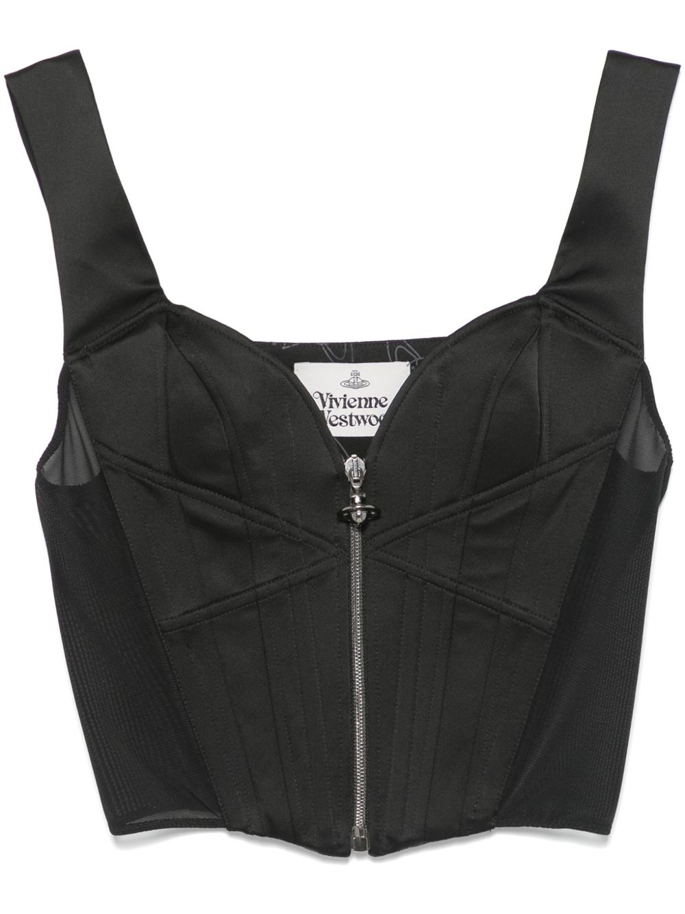 Vivienne Westwood Classic Corset 上衣 - 黑色