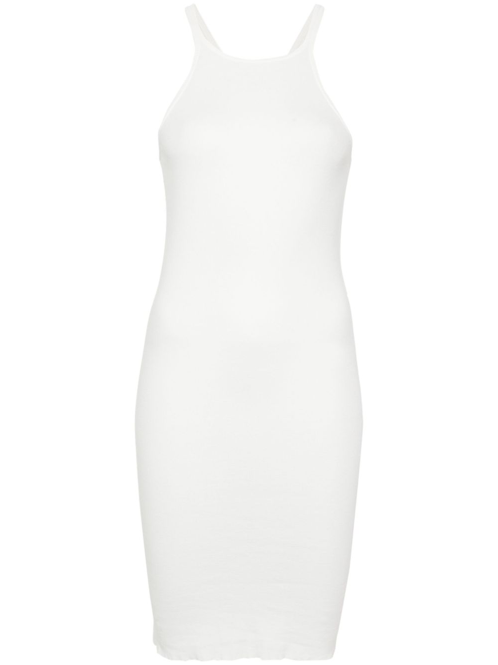 Rick Owens DRKSHDW 挖背迷你背心连衣裙 - 白色