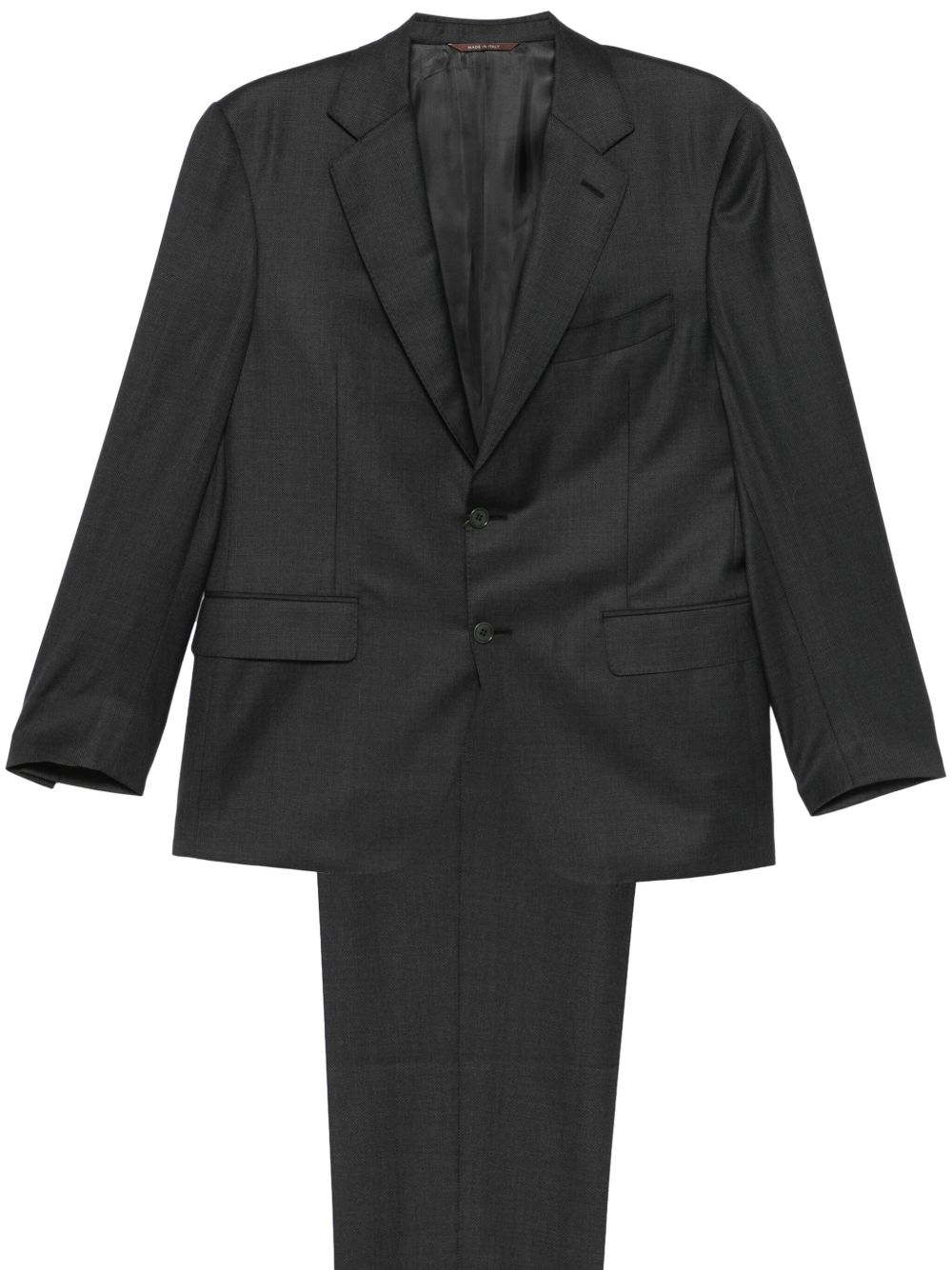 Canali 羊毛西装套装 - 灰色