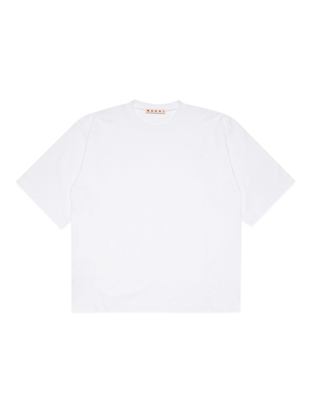 Marni Kids 短袖棉T恤 - 白色