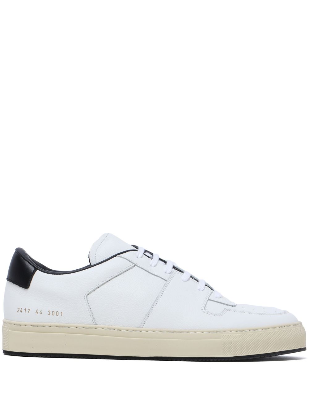 Common Projects Decades 皮质运动鞋 - 白色