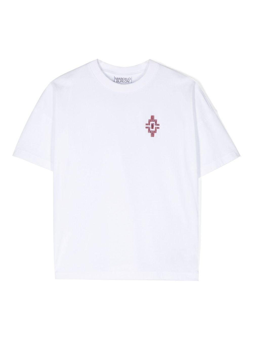 Marcelo Burlon County Of Milan Kids Graffiti Cross 棉T恤 - 白色