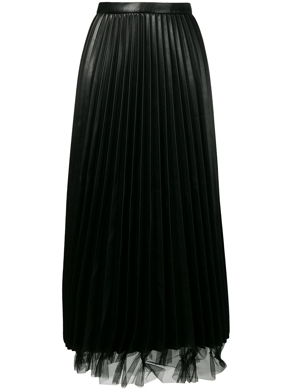 Ermanno Scervino 百褶半身裙 - 黑色