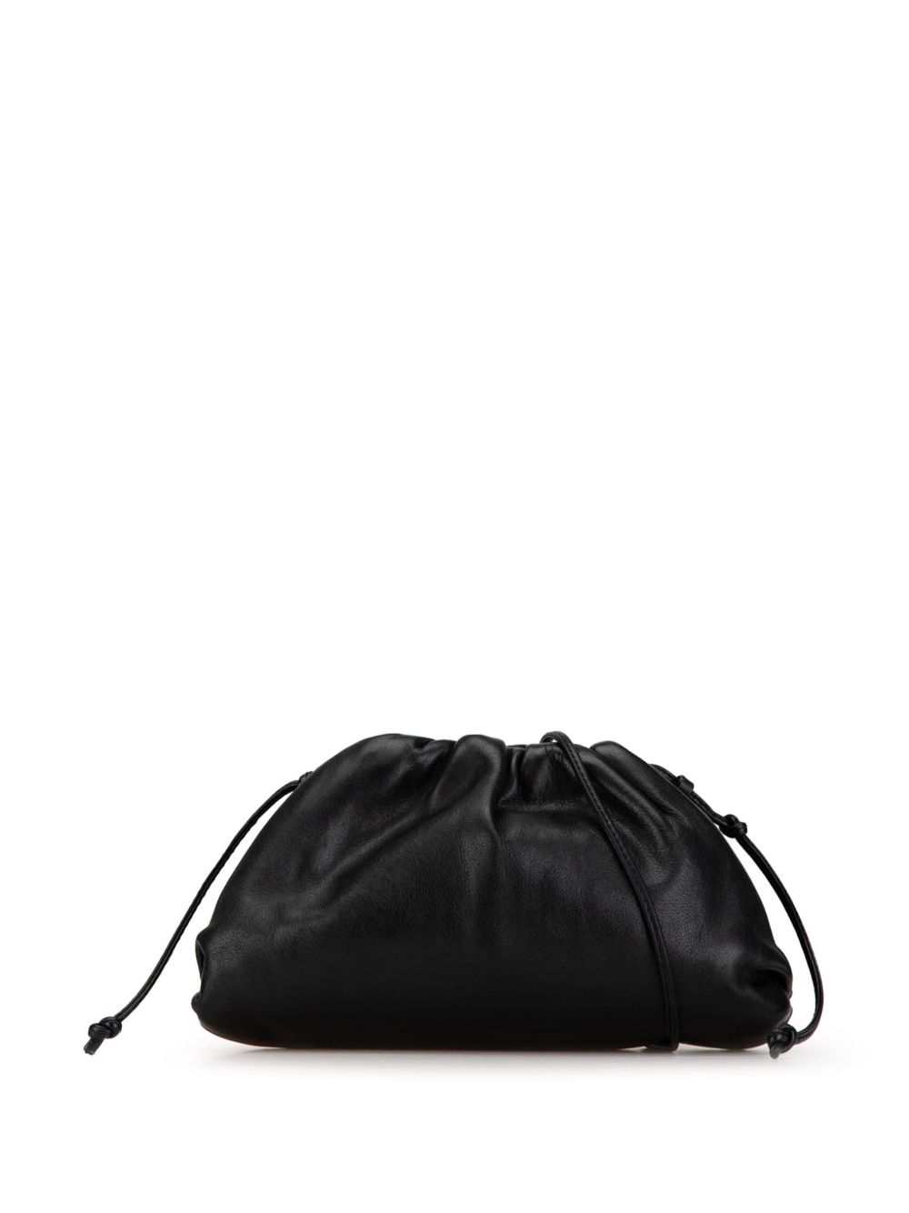 Bottega Veneta Pre-Owned Lambskin The Mini Pouch 斜挎包（2012年典藏款） - 黑色