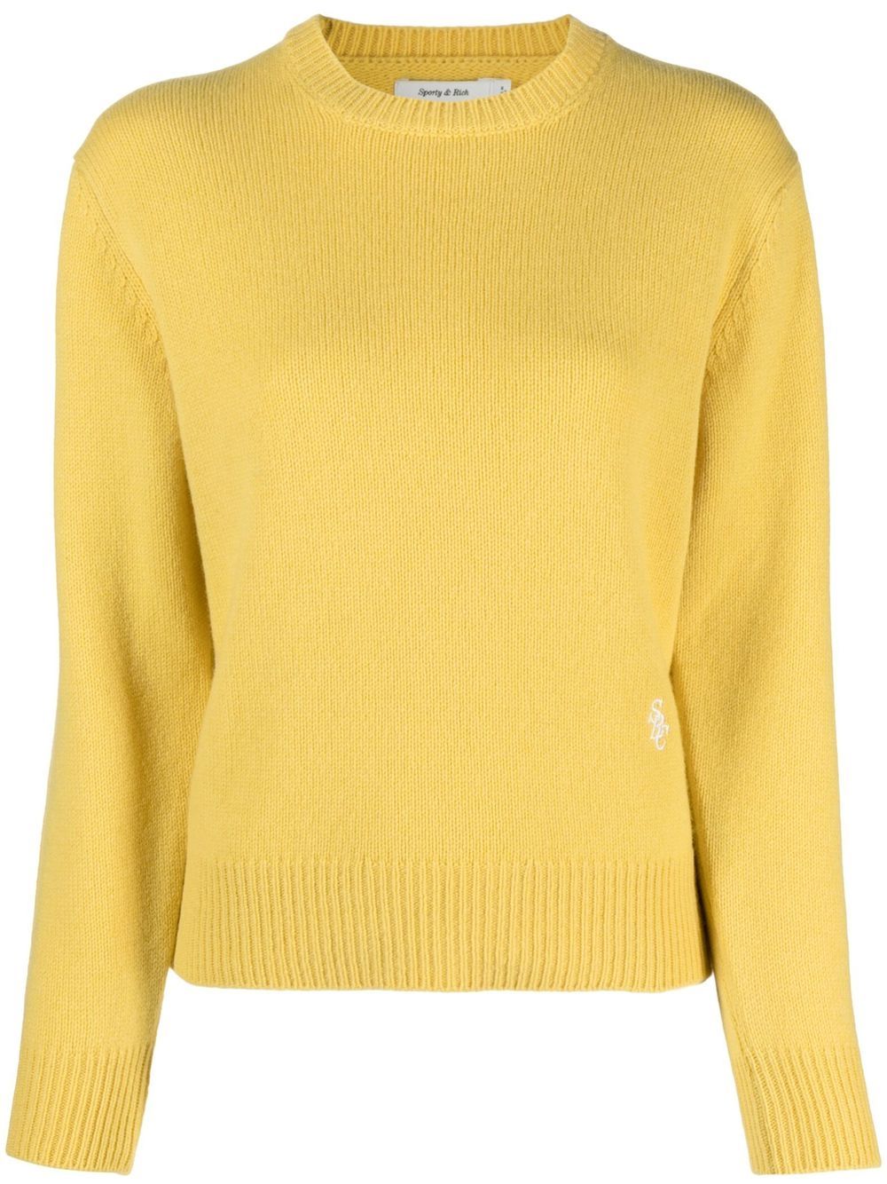 Sporty & Rich SRC Wool Crewneck - Daffodil - 黄色