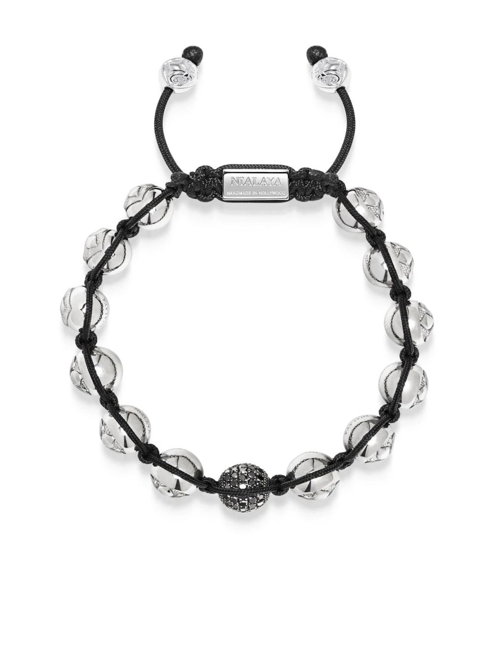 Nialaya Jewelry 串珠手链 - 银色