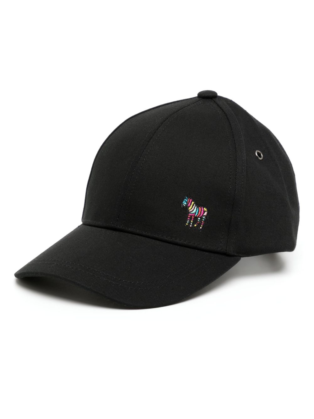 Paul Smith 斑马logo棒球帽 - 黑色