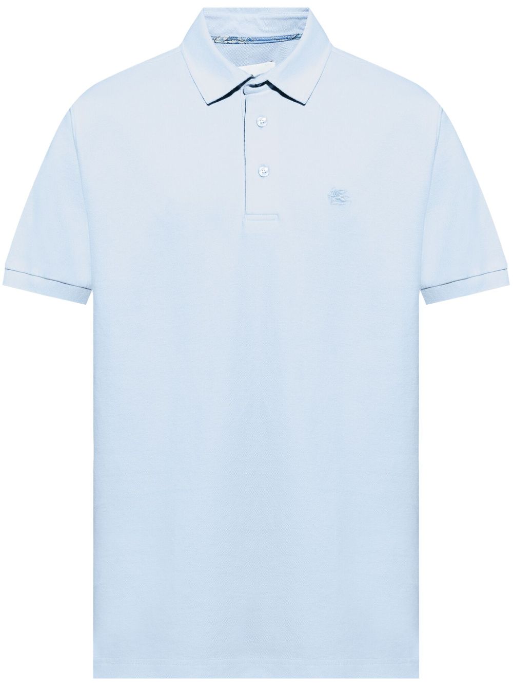 ETRO 刺绣polo衫 - 蓝色