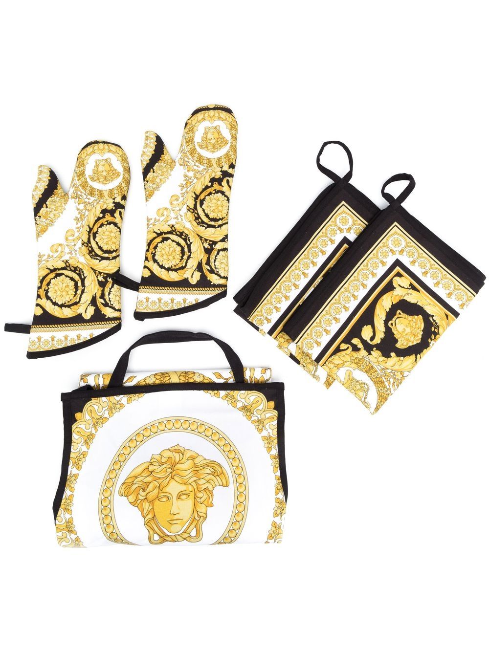 Versace Crete de Fleur 厨房套装 - 白色