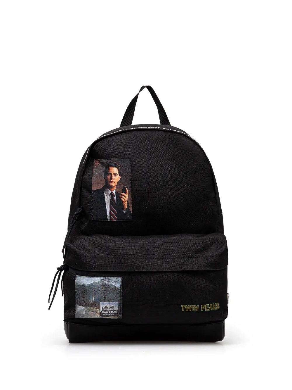 Undercover x Twin Peaks 照片印花双肩包 - 黑色