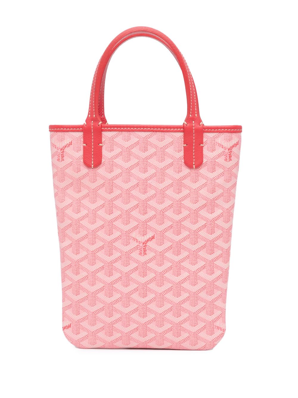 Goyard Pre-Owned Goyardine Poitiers 手提包（2018年典藏款） - 粉色
