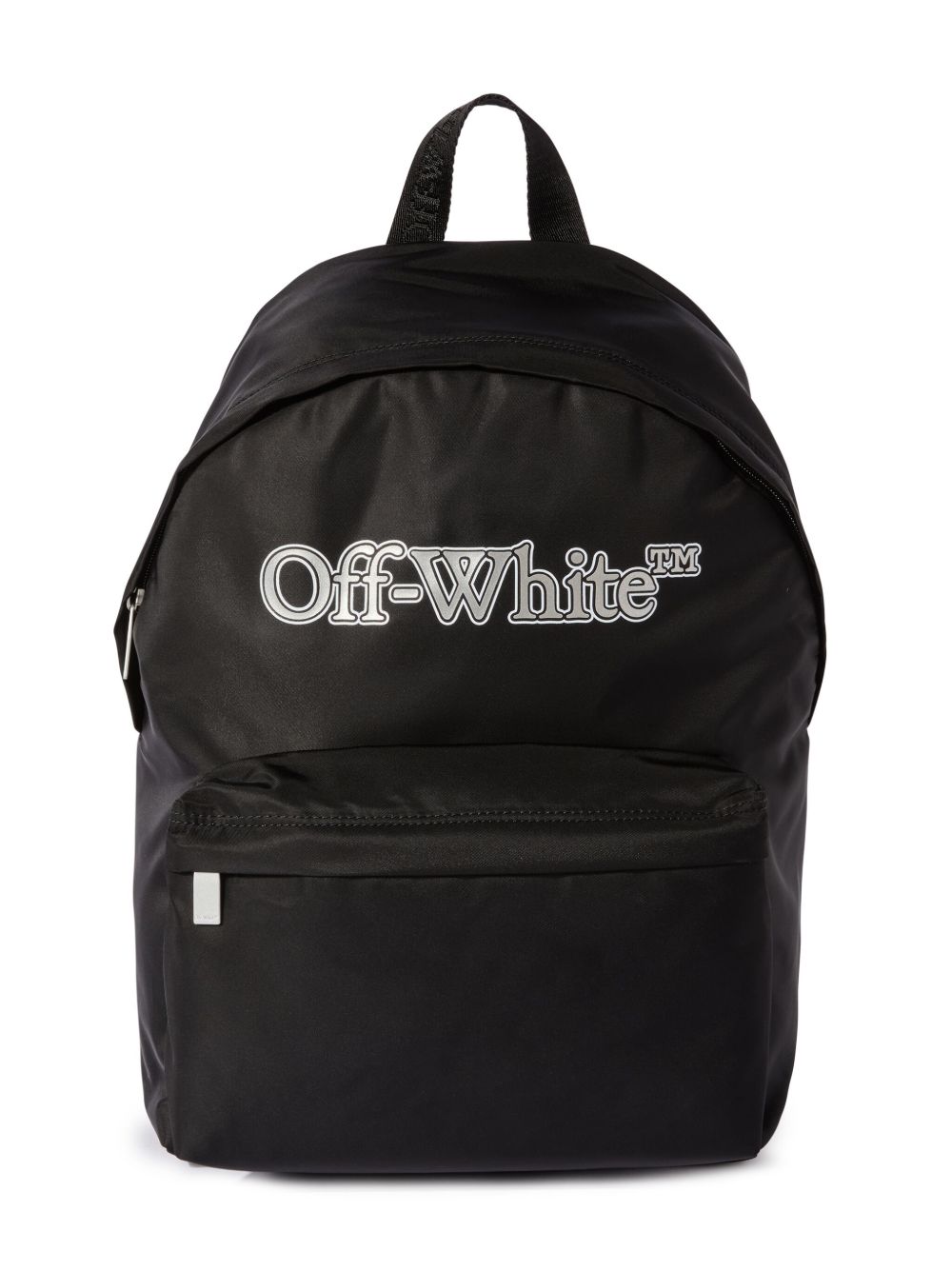 Off-White Kids Bookish logo印花双肩包 - 黑色