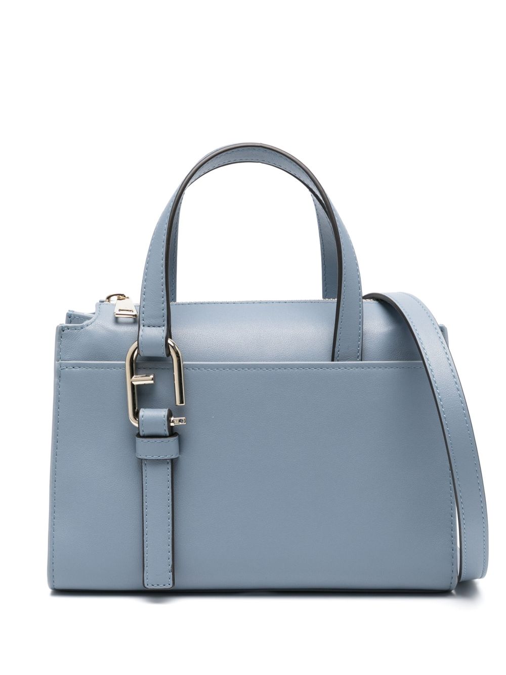 Furla Nuvola Boston 托特包 - 蓝色