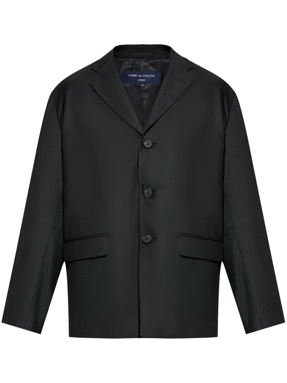 Comme des Garçons Homme Plus 羊毛西装夹克 - 黑色
