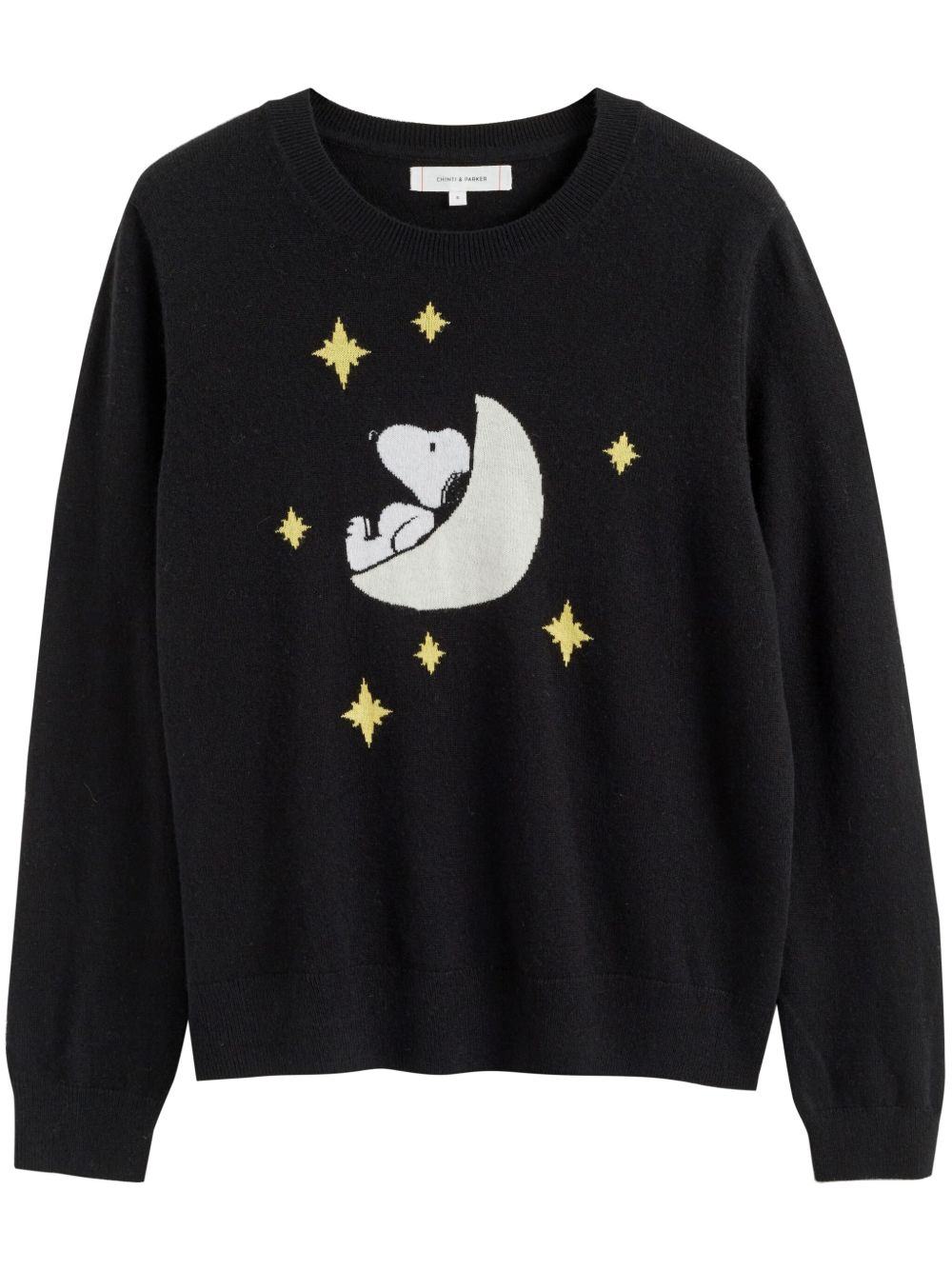 Chinti & Parker Dreaming Snoopy 毛衣 - 黑色