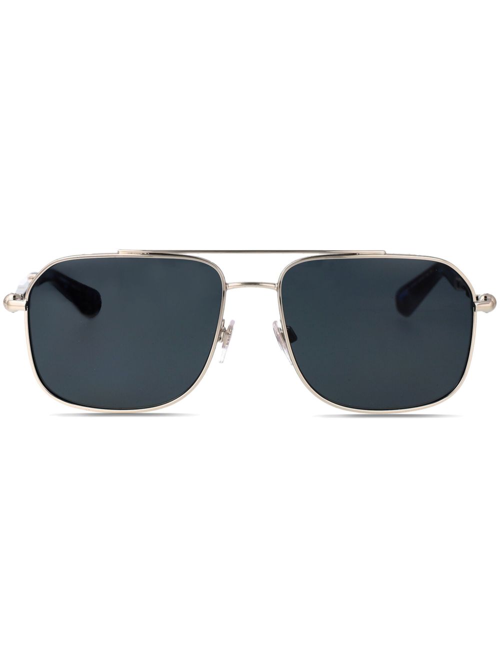 Burberry Eyewear 0BE3159 飞行员镜框太阳眼镜 - 银色