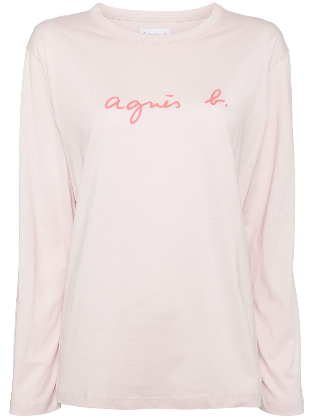 agnès b. Logo Cool T恤 - 粉色
