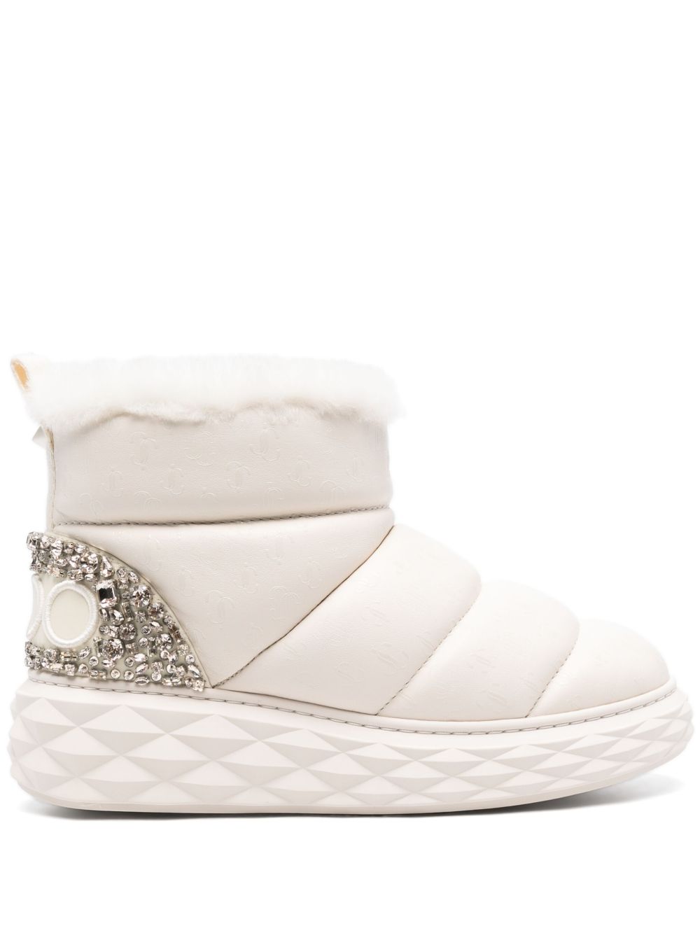 Jimmy Choo Xan 及踝靴 - 白色