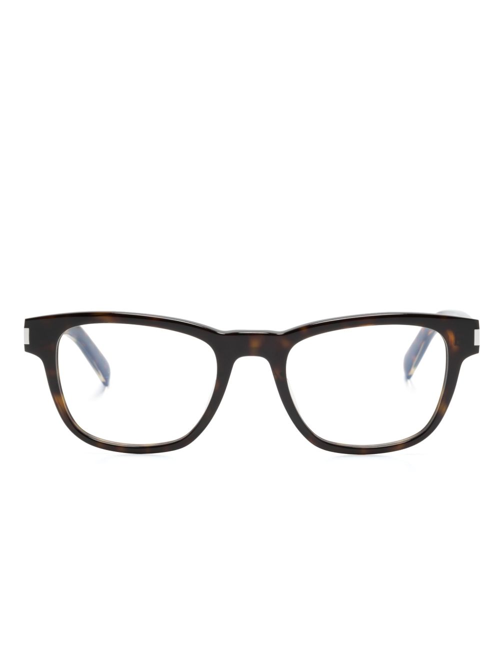 Saint Laurent Eyewear SL 664 方框眼镜 - 褐色
