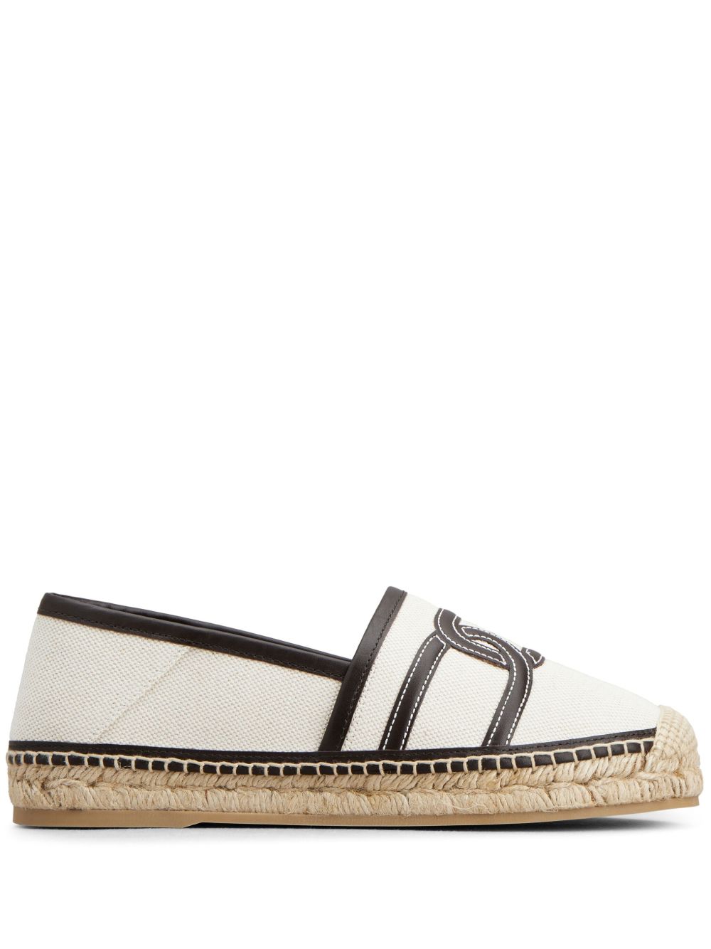 Tod's Kate 搭链图案草编鞋 - 中性色