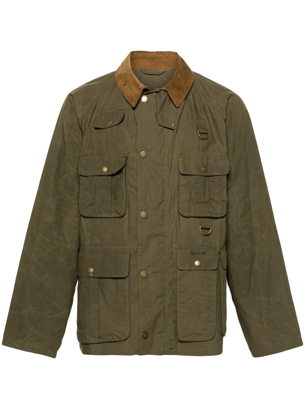 Barbour Transport 棉工装夹克 - 绿色