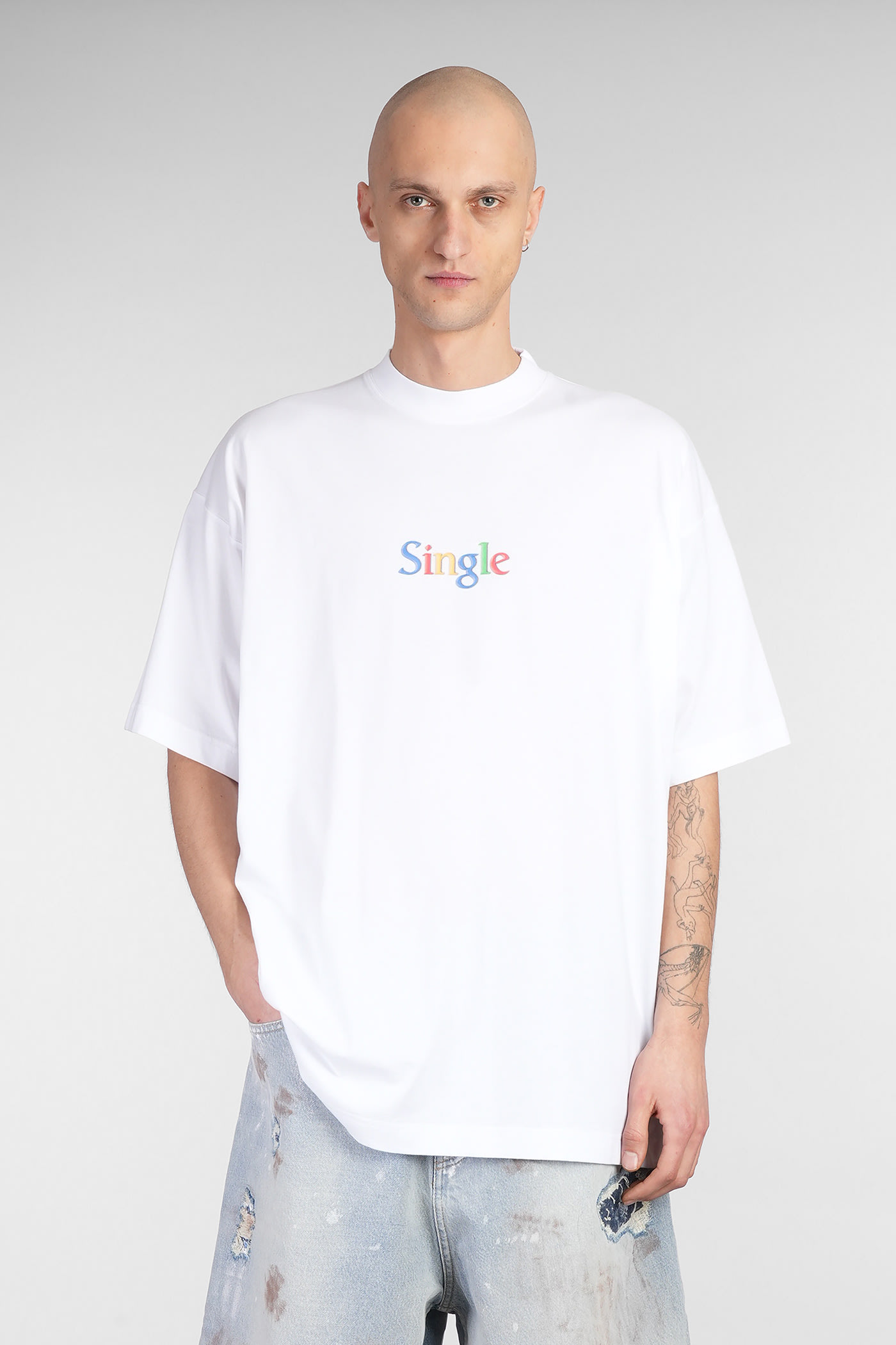 VETEMENTS 白色棉质T恤