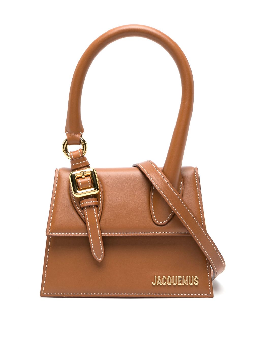 Jacquemus Le Chiquito Moyen Boucle 斜挎包 - 褐色