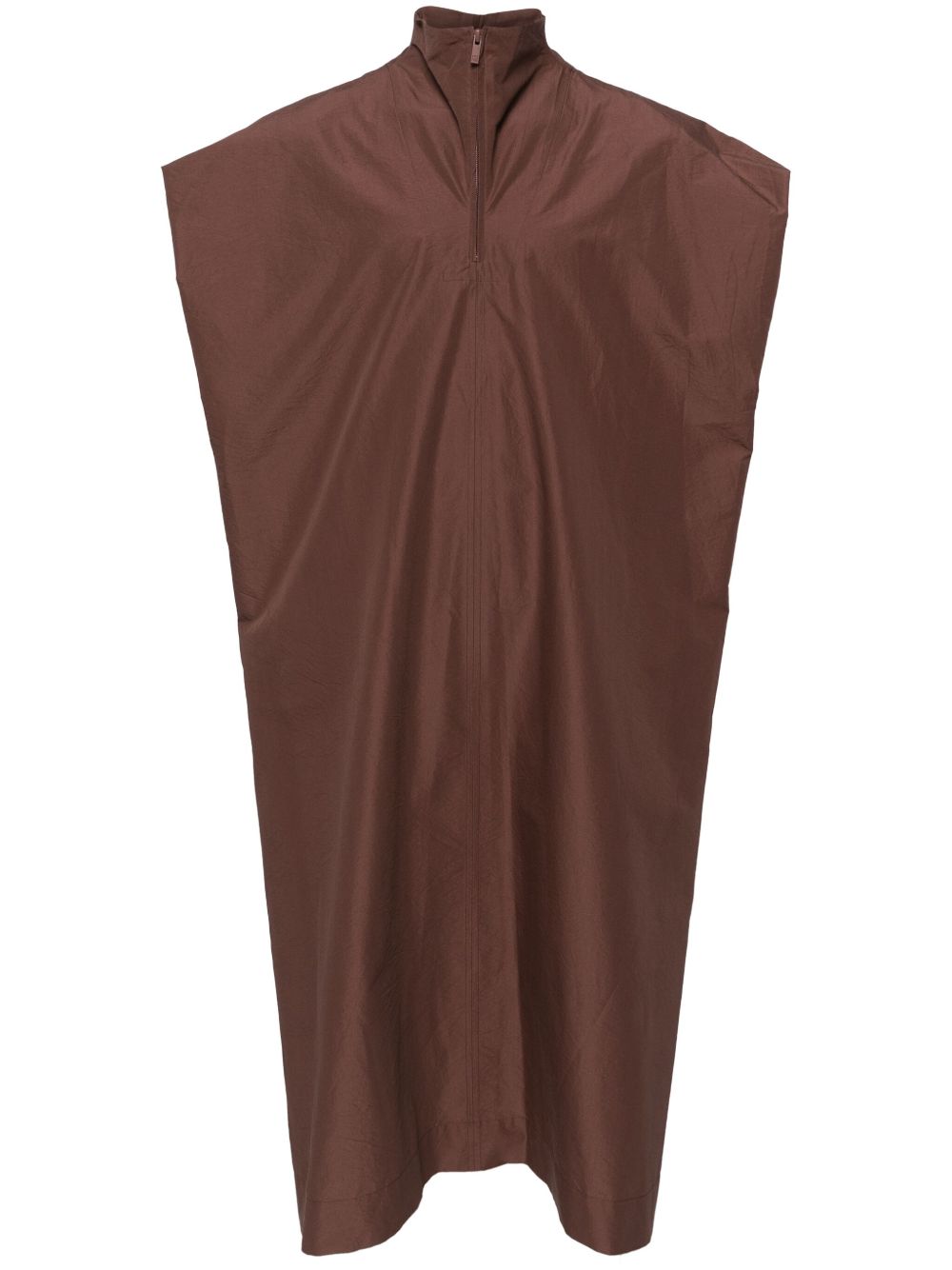 Homme Plissé Issey Miyake Blank 长款衬衫 - 褐色