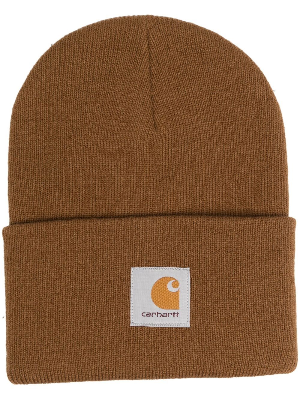 Carhartt WIP 标贴针织套头帽 - 褐色