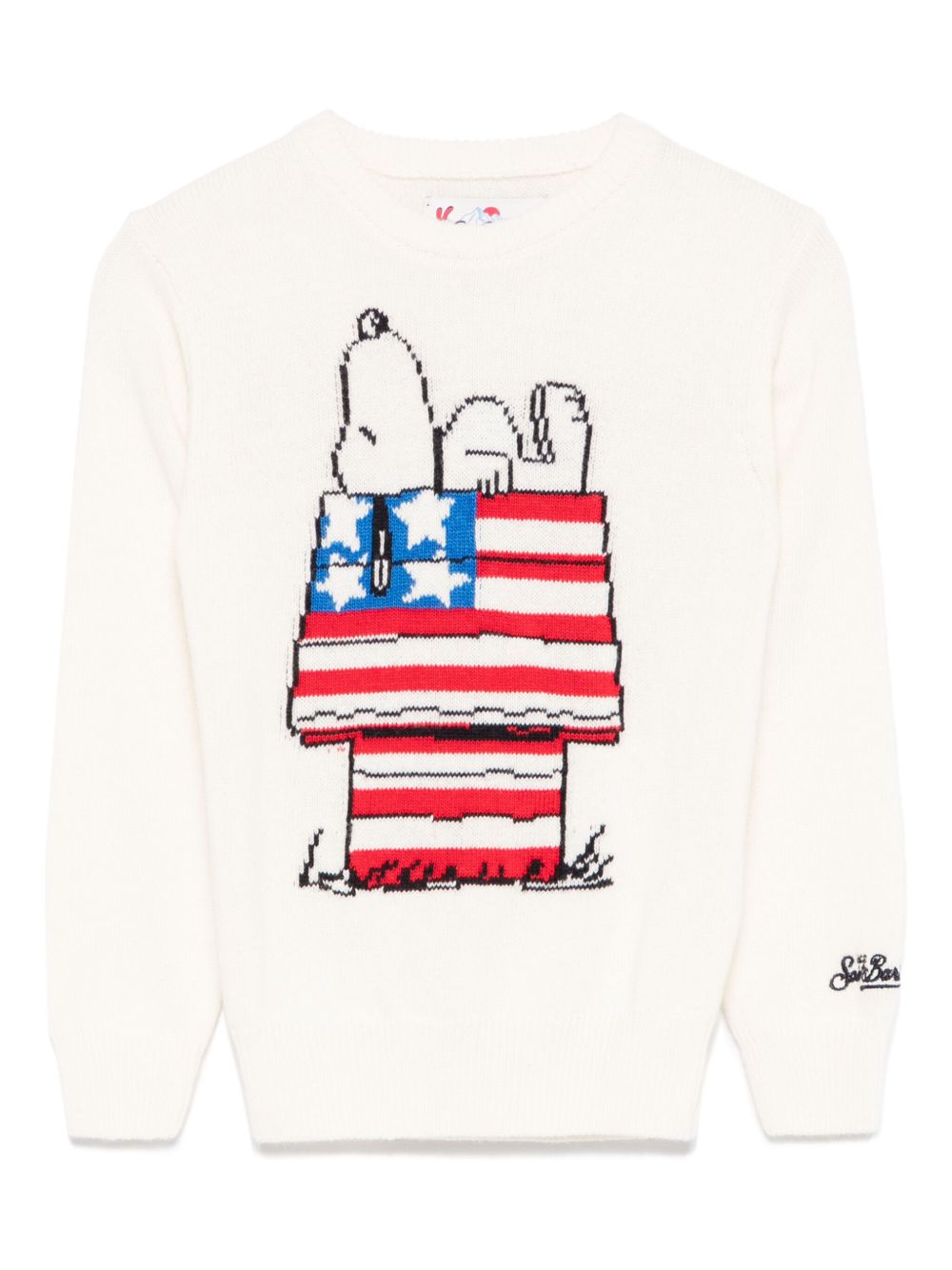 MC2 Saint Barth Kids x Peanuts™ Douglas 毛衣 - 白色