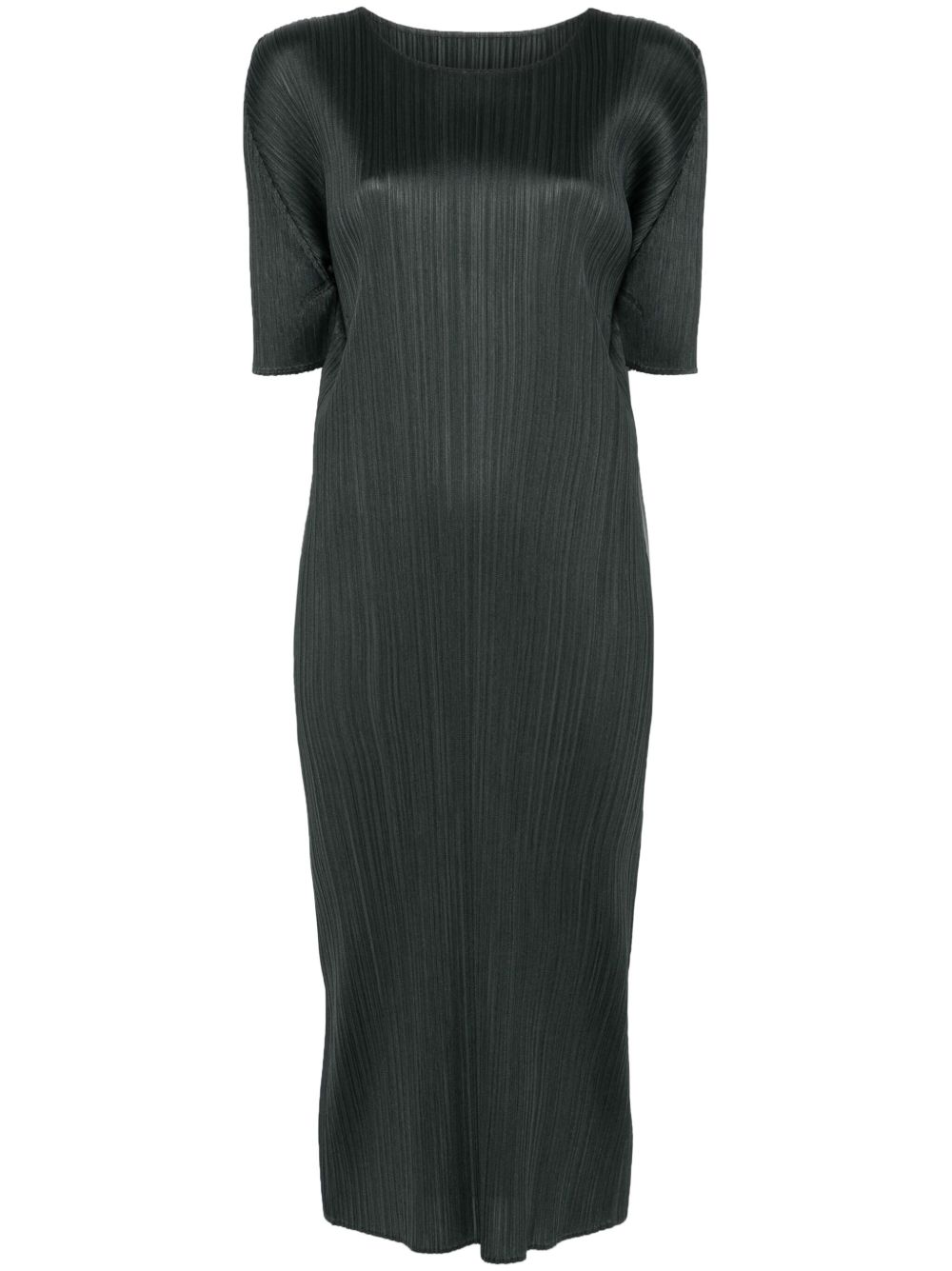 Pleats Please Issey Miyake Monthly Colors: May 中长连衣裙 - 绿色
