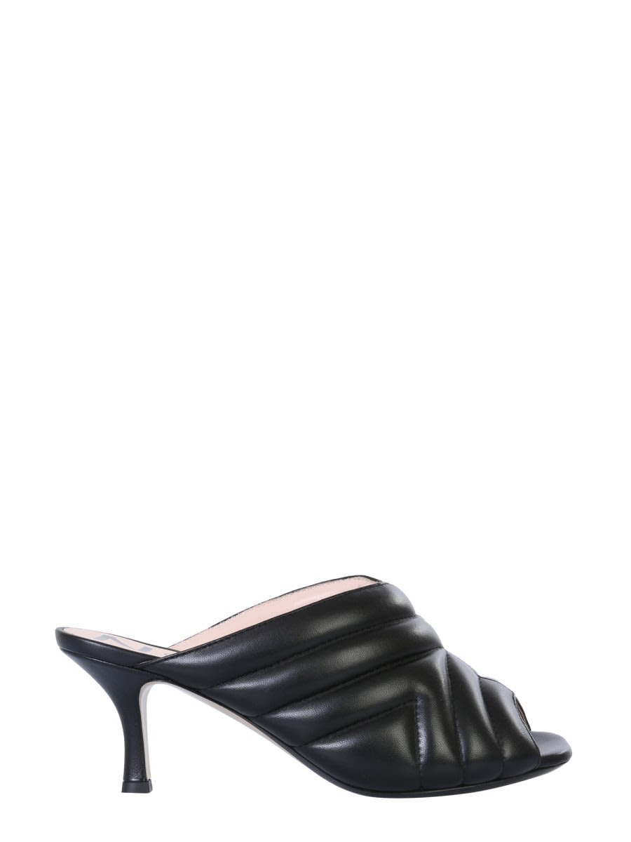 N.21 Chevron Pattern Mules