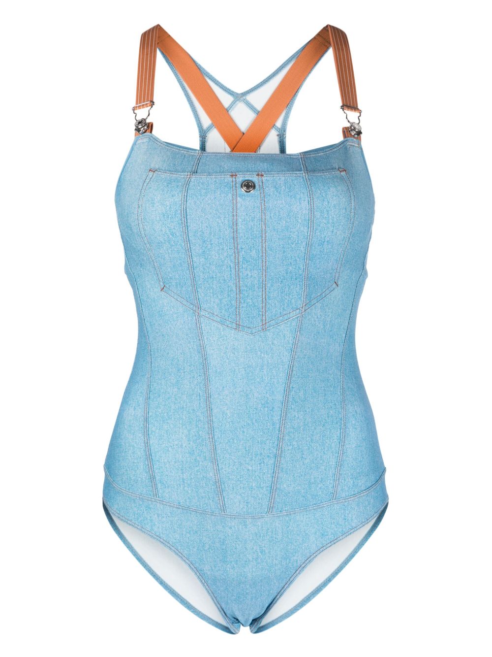 Marlies Dekkers Gardenista 牛仔连体衣 - 蓝色