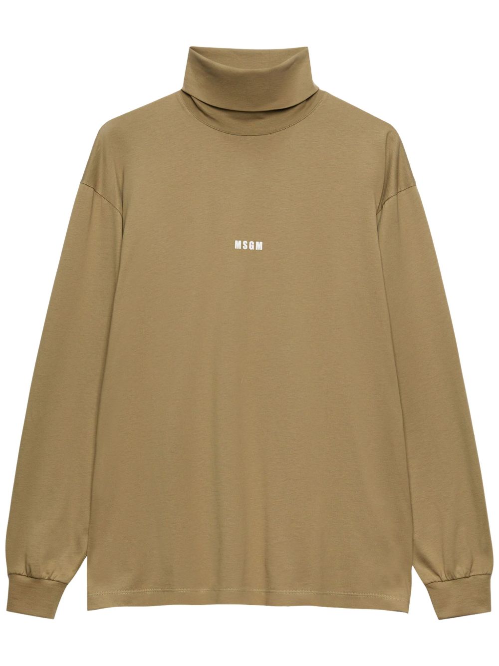 MSGM 棉T恤 - 褐色