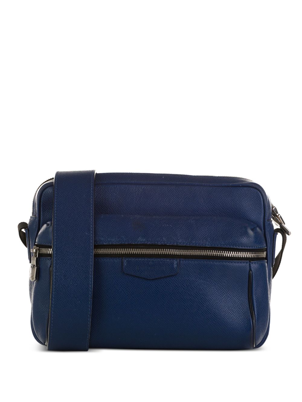 Louis Vuitton Pre-Owned Taiga Outdoor Messenger PM 斜挎包（2018年典藏款） - 蓝色