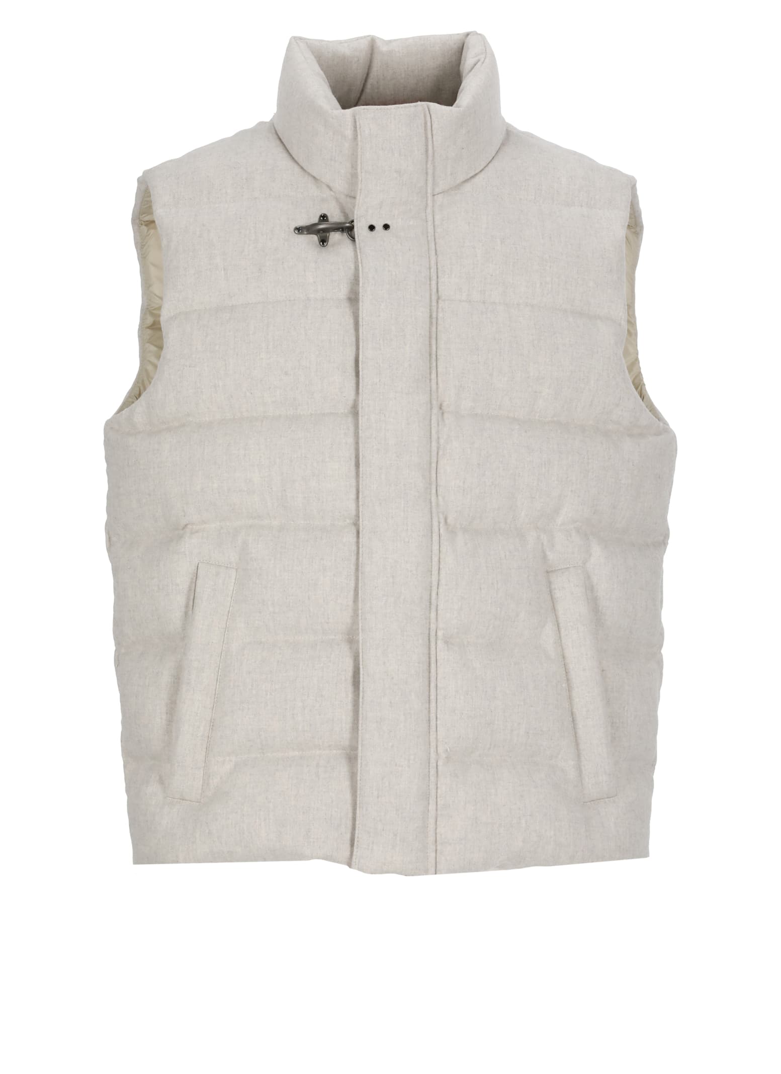 Fay Padded And Quilted Wool Sleeveless Jacket