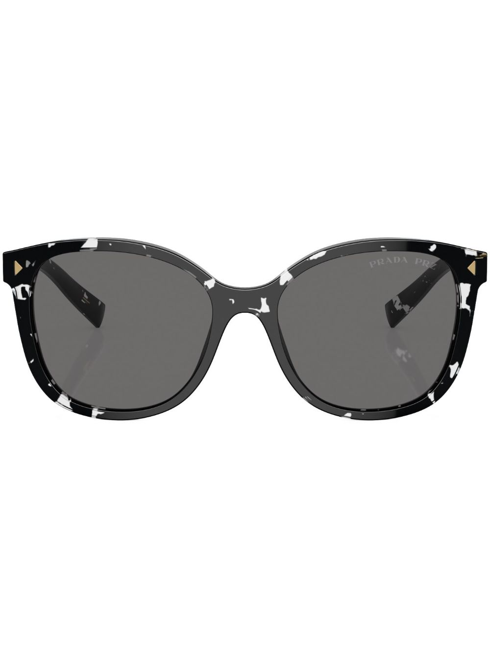 Prada Eyewear Prada PR 22ZS 超大镜框太阳眼镜 - 黑色