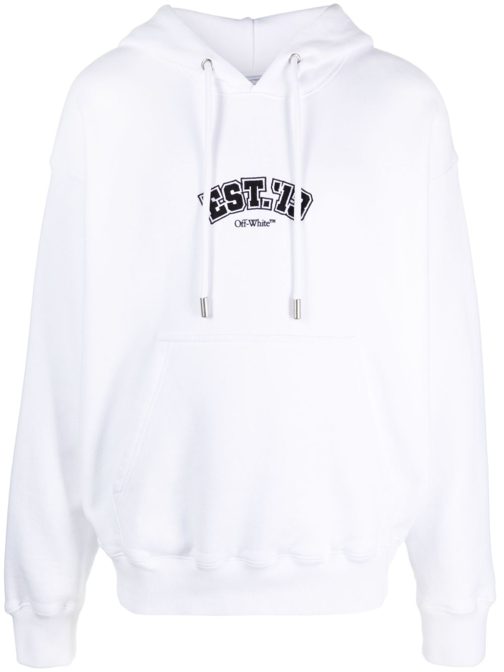 Off-White Logic Skate 棉连帽衫 - 白色