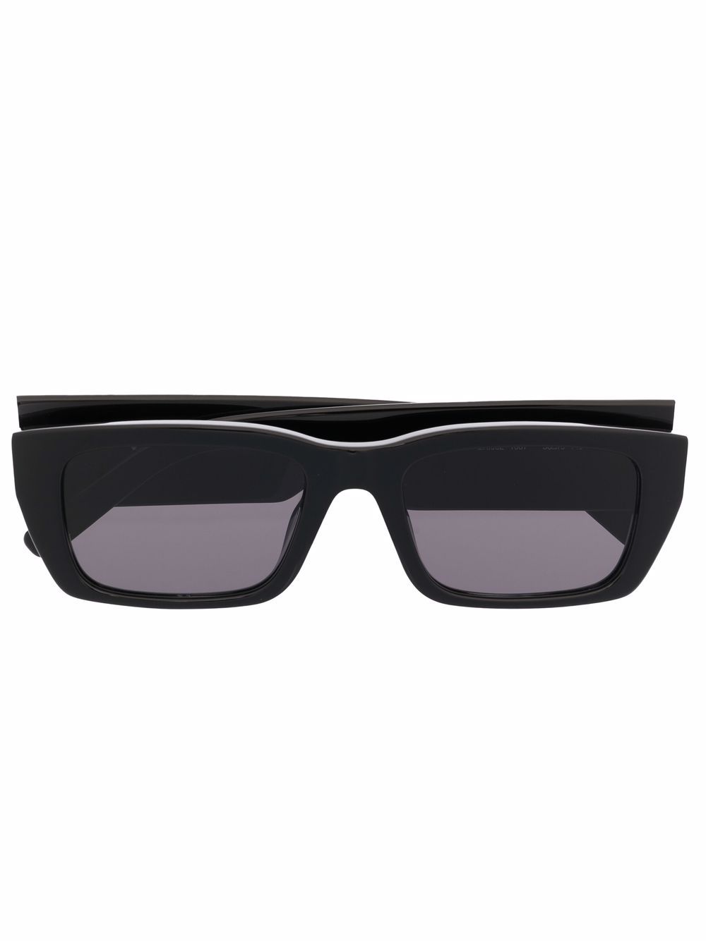 Palm Angels Eyewear Palm 长方形框太阳眼镜 - 黑色