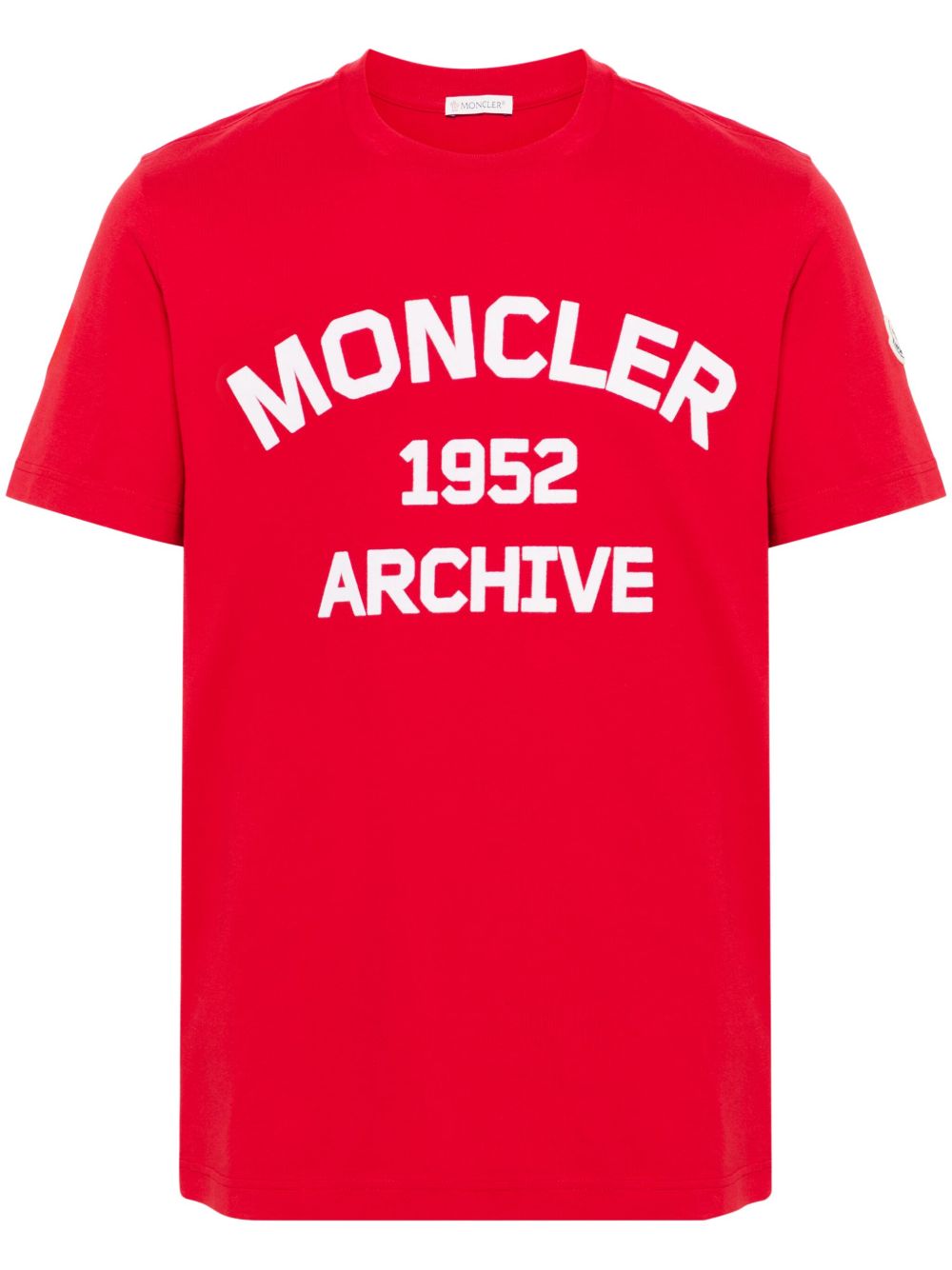 Moncler 印花T恤 - 红色