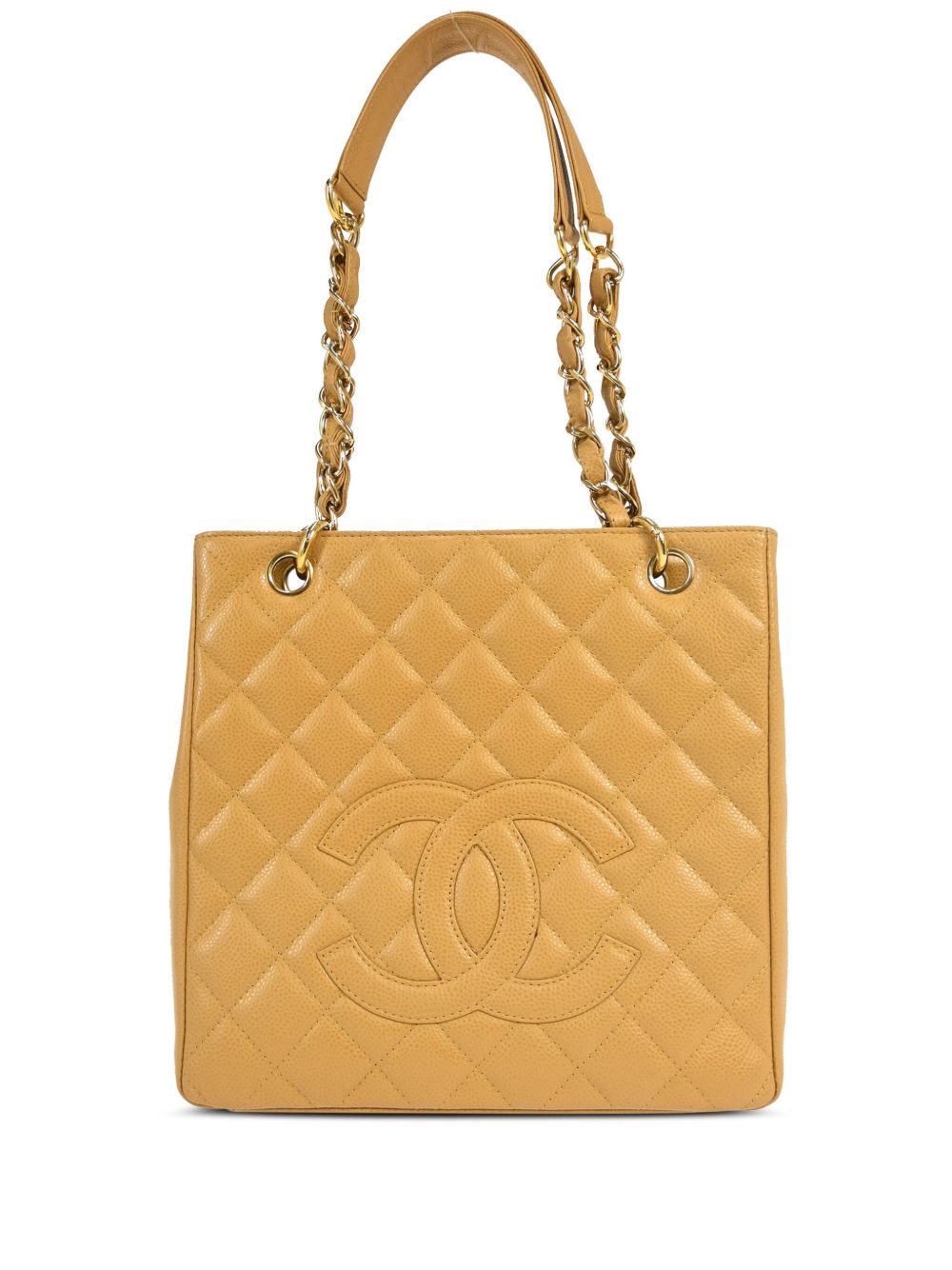 CHANEL Pre-Owned Petite Shopping 手提包（2003年典藏款） - 中性色
