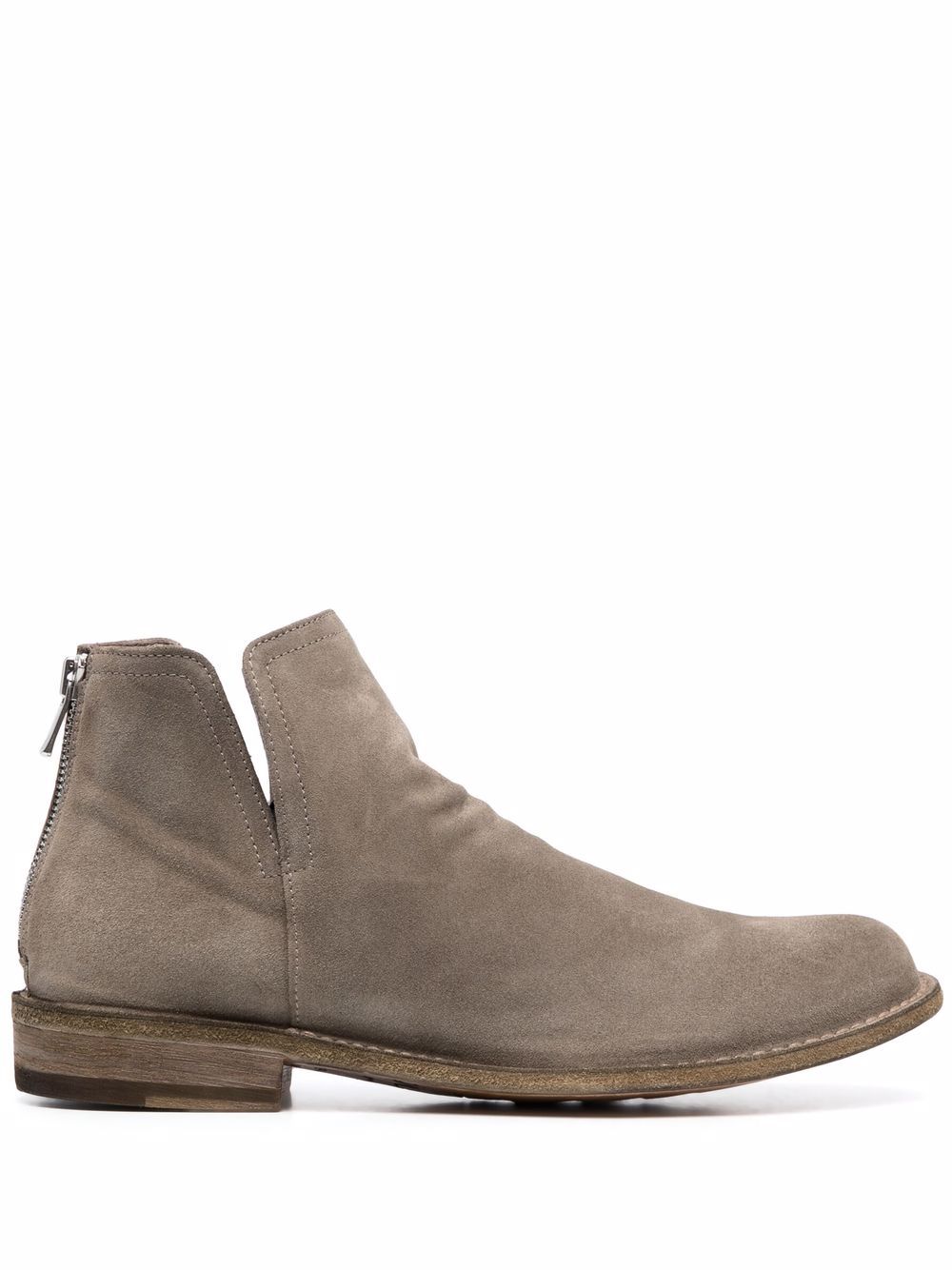 Officine Creative Legrand 160 绒面皮及踝靴 - 绿色