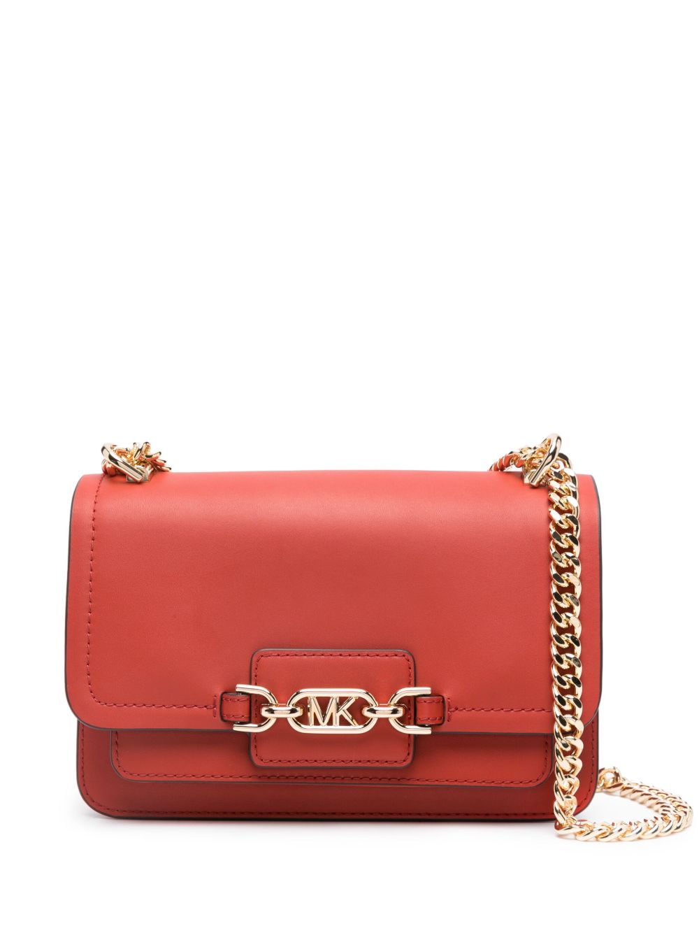 Michael Michael Kors Heather 皮质斜挎包 - 红色