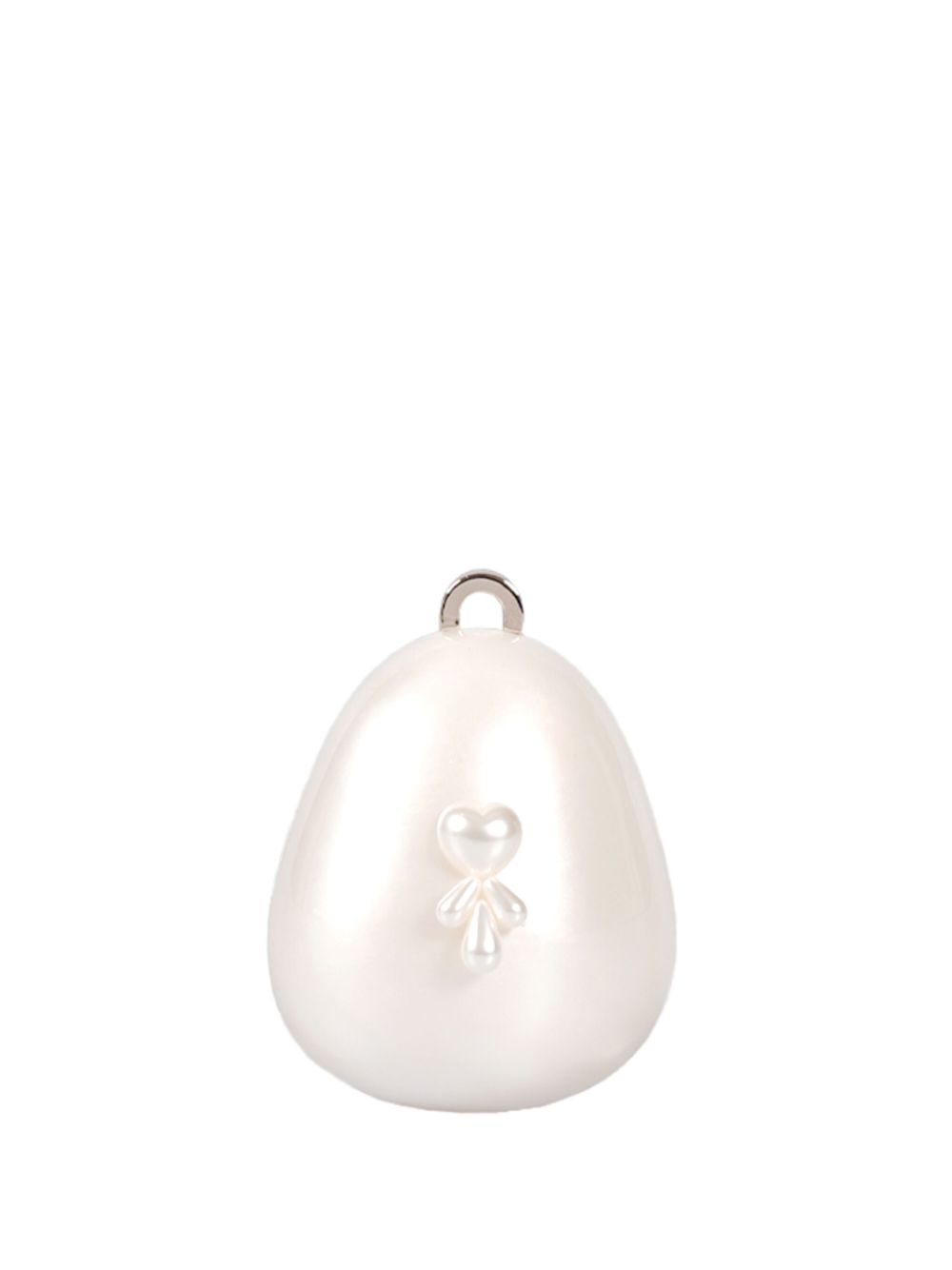 Simone Rocha Egg 人造珍珠迷你手拿包 - 白色